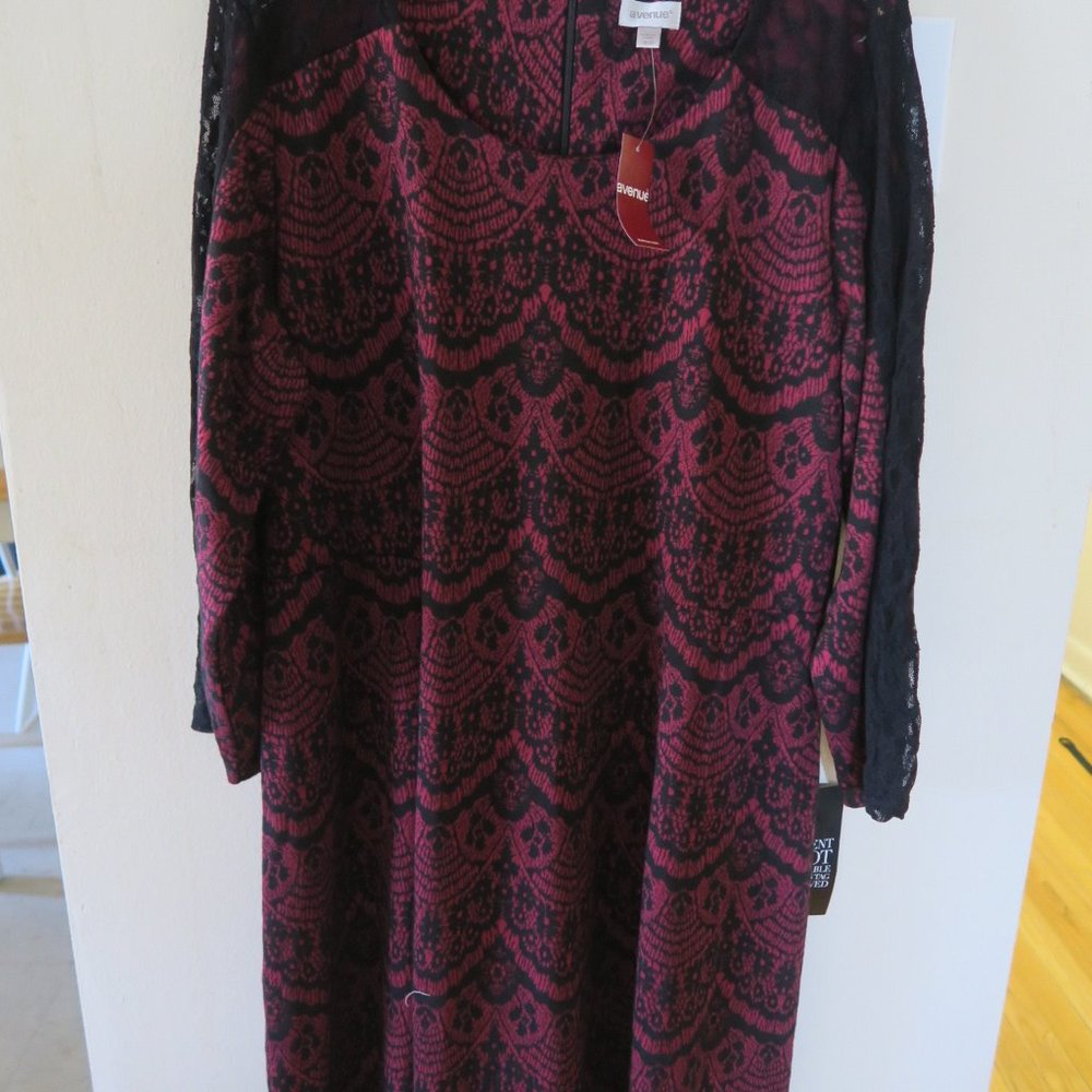Brand New Black and Red Avenue Dress